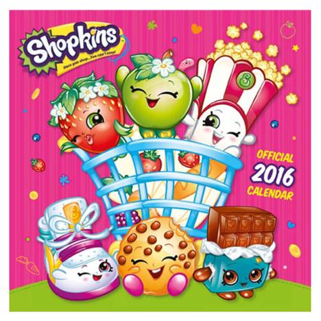 Shopkins 2016 Square Calendar £8.99